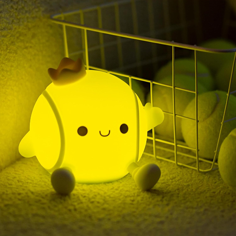 Baby Nursery Egg Light - مصباح ليلي لطيف على شكل مضرب