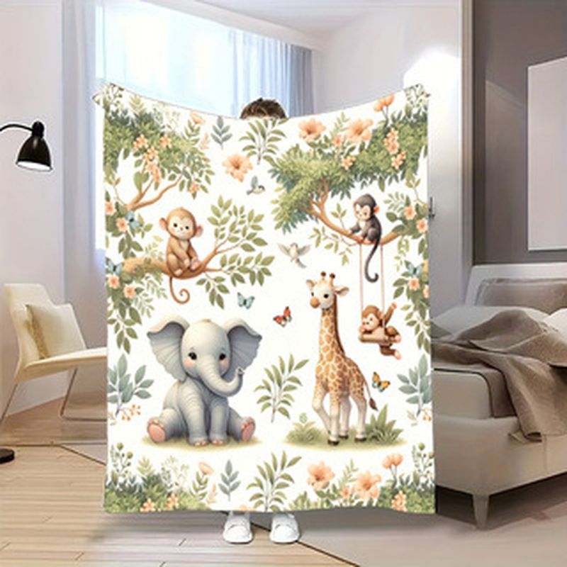 Baby Nursery In Hospital - بطانية أطفال من فيكاما بتصميم حيوانات
