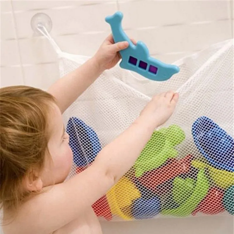 Storage Basket Fabric - حقيبة حمام شبكية للأطفال، سلة كرتونية