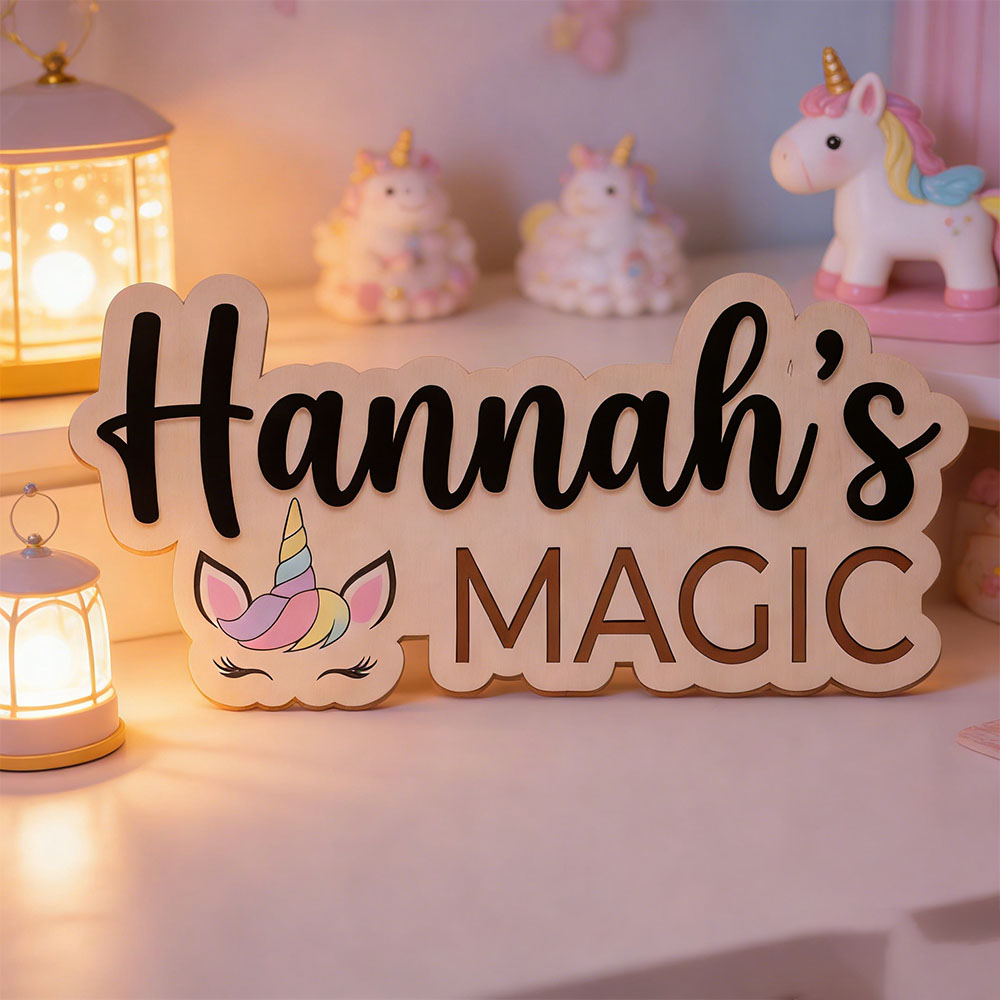 لافتة باب خشبية مخصصة بتصميم ي - مراجعة Baby Nursery Themes Girl وسعره