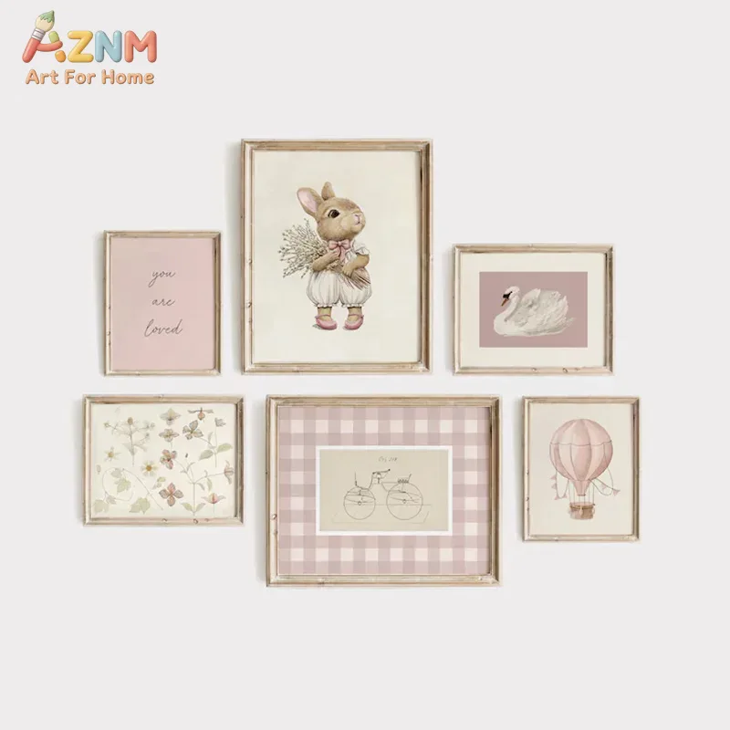 لوحة فنية جدارية من AZNM بتصمي - مراجعة Baby Nursery Vintage Decor وسعره
