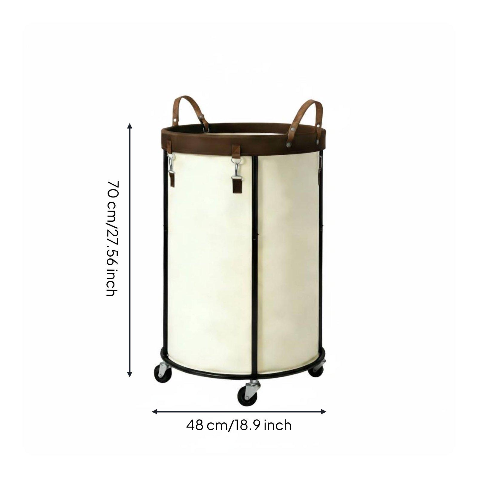 سلة تخزين الغسيل على عجلات مع  - مراجعة Storage Basket Fabric وسعره