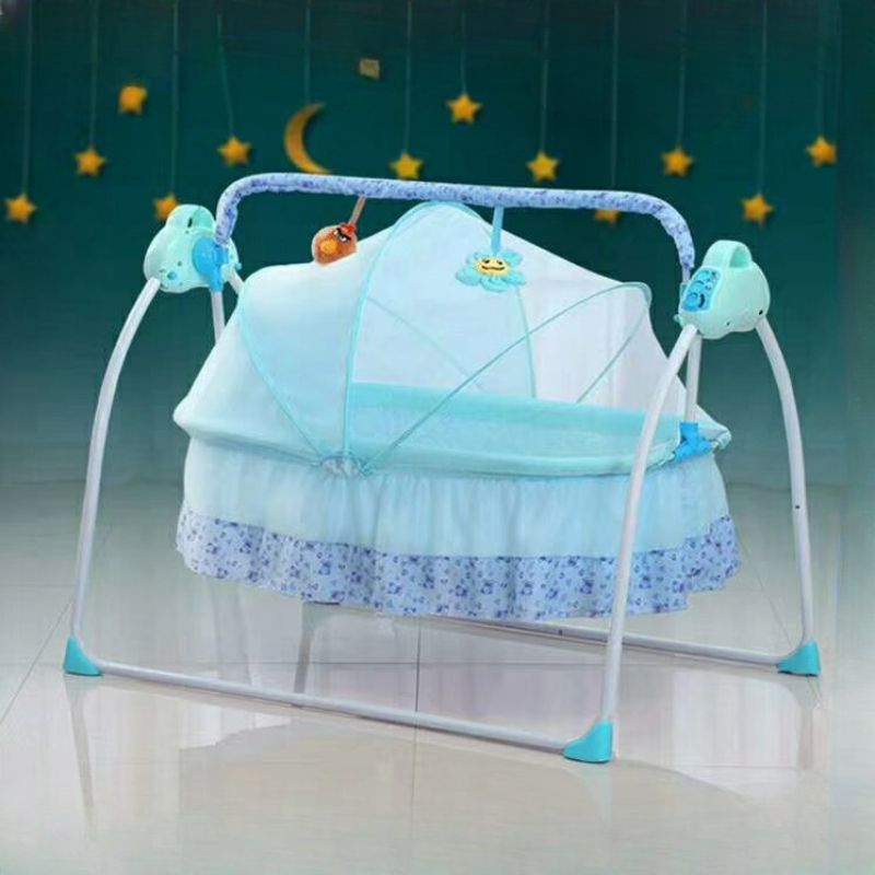 سرير مهد للطفل كهربائي ذكي ، ك - مراجعة Baby Nursery Chair وسعره