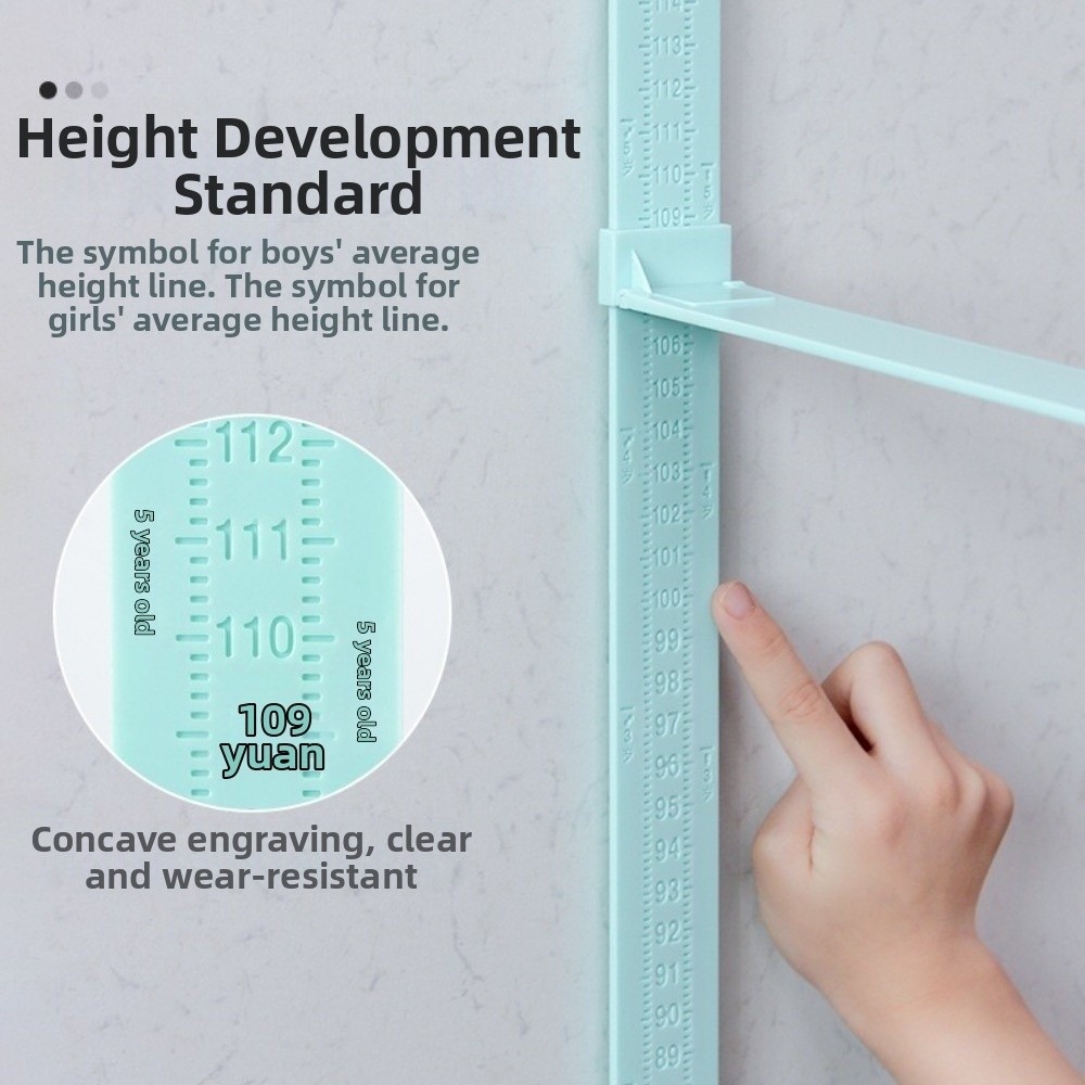 مقياس ارتفاع 0-2 متر قابل للطي - مراجعة Growth Chart Ruler وسعره