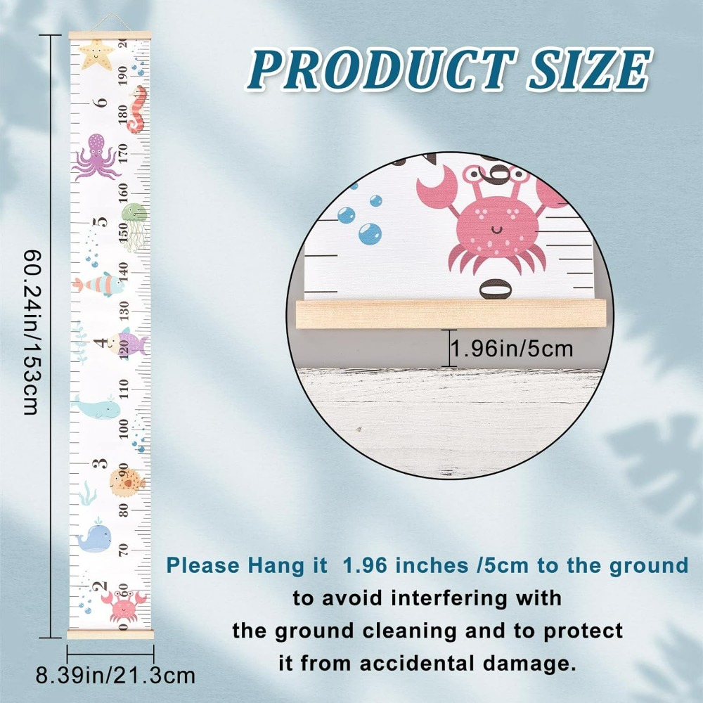 مخطط نمو حيوانات البحر نسيج قم - مراجعة Growth Chart Ruler وسعره