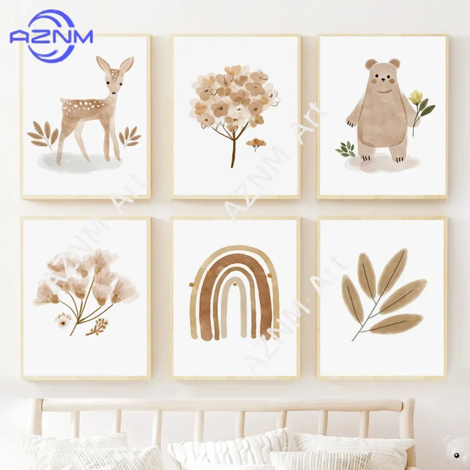 لوحة جدارية بوهو لغرفة الأطفال - مراجعة Baby Nursery Wall Decor وسعره