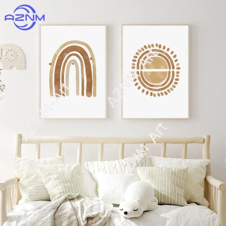لوحة جدارية بوهو لغرفة الأطفال - مراجعة Baby Nursery Wall Decor وسعره
