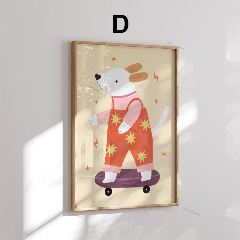 لوحات فنية جدارية كرتونية مضحك - مراجعة Baby Nursery Wall Decor وسعره