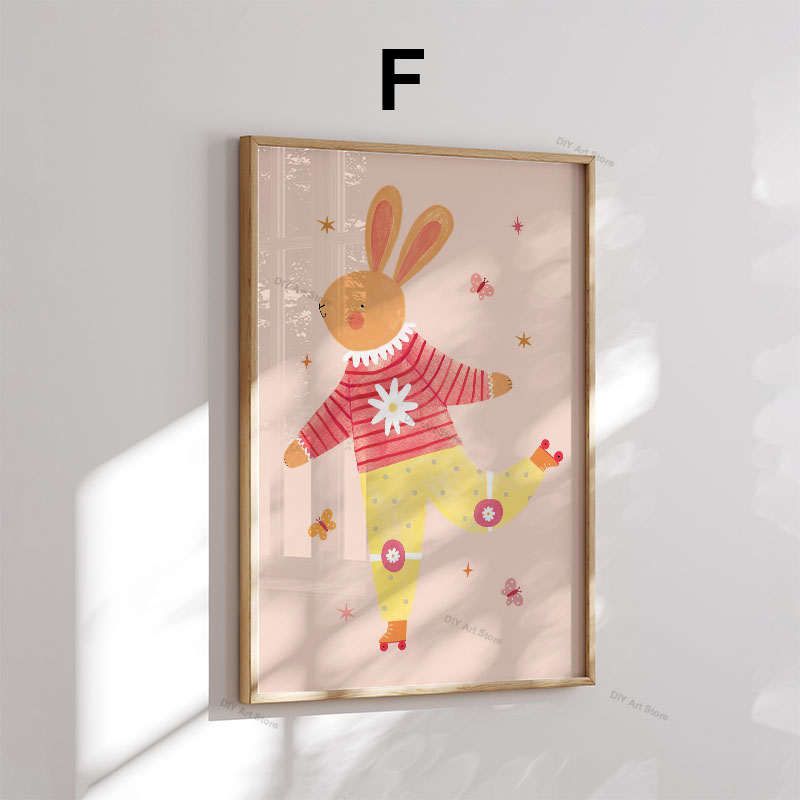 لوحات فنية جدارية كرتونية مضحك - مراجعة Baby Nursery Wall Decor وسعره