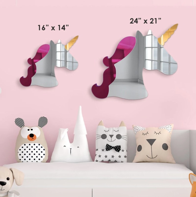 مرآة جدارية ثلاثية الأبعاد على - مراجعة Baby Nursery Themes Girl وسعره