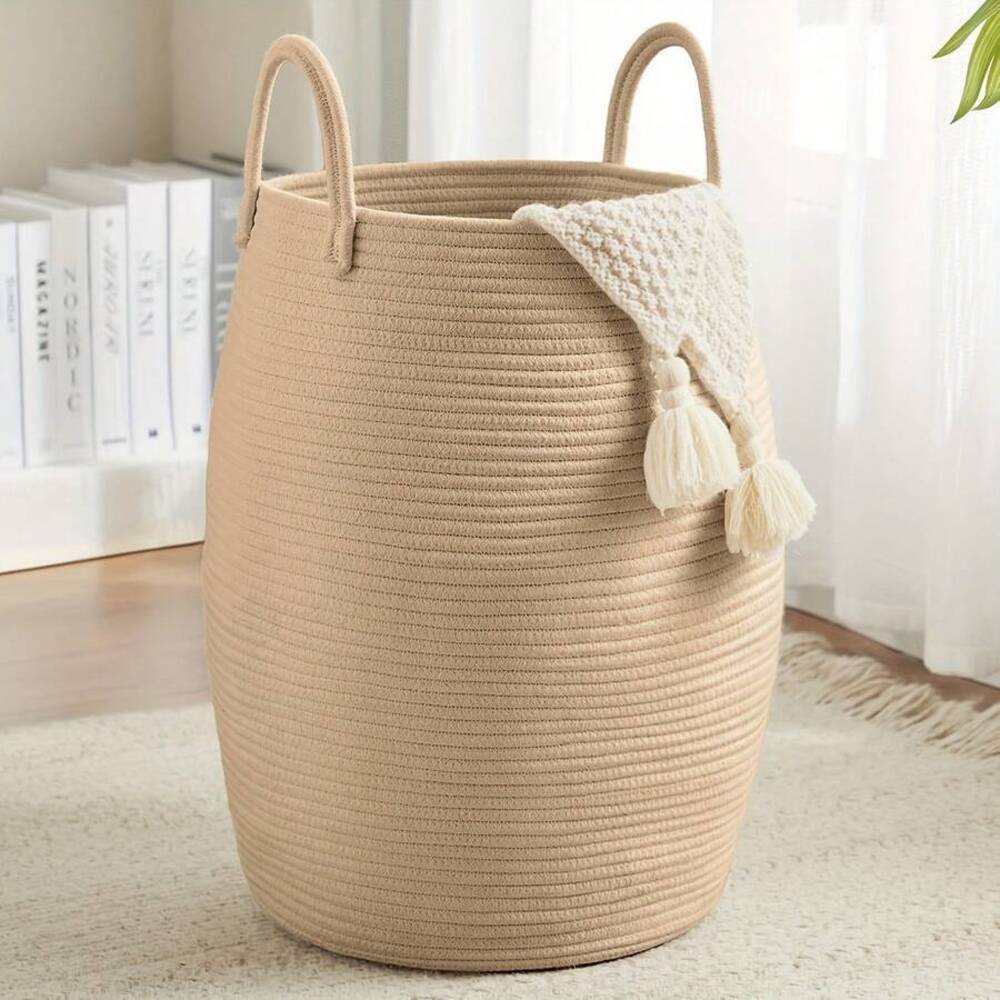 سلة تخزين منسوجة باللون الأسود - مراجعة Storage Basket Fabric وسعره