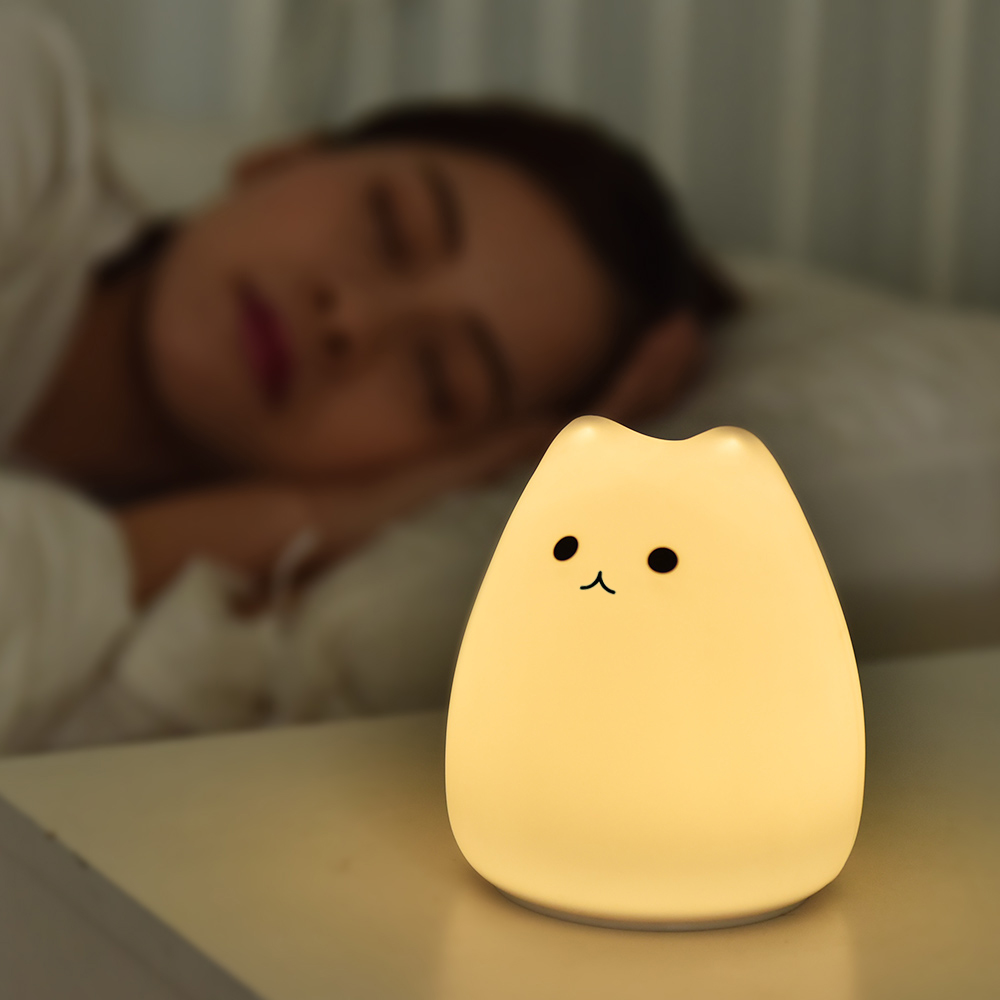 لطيف القط ضوء الليل للطفل الاط - مراجعة Baby Nursery Egg Light وسعره