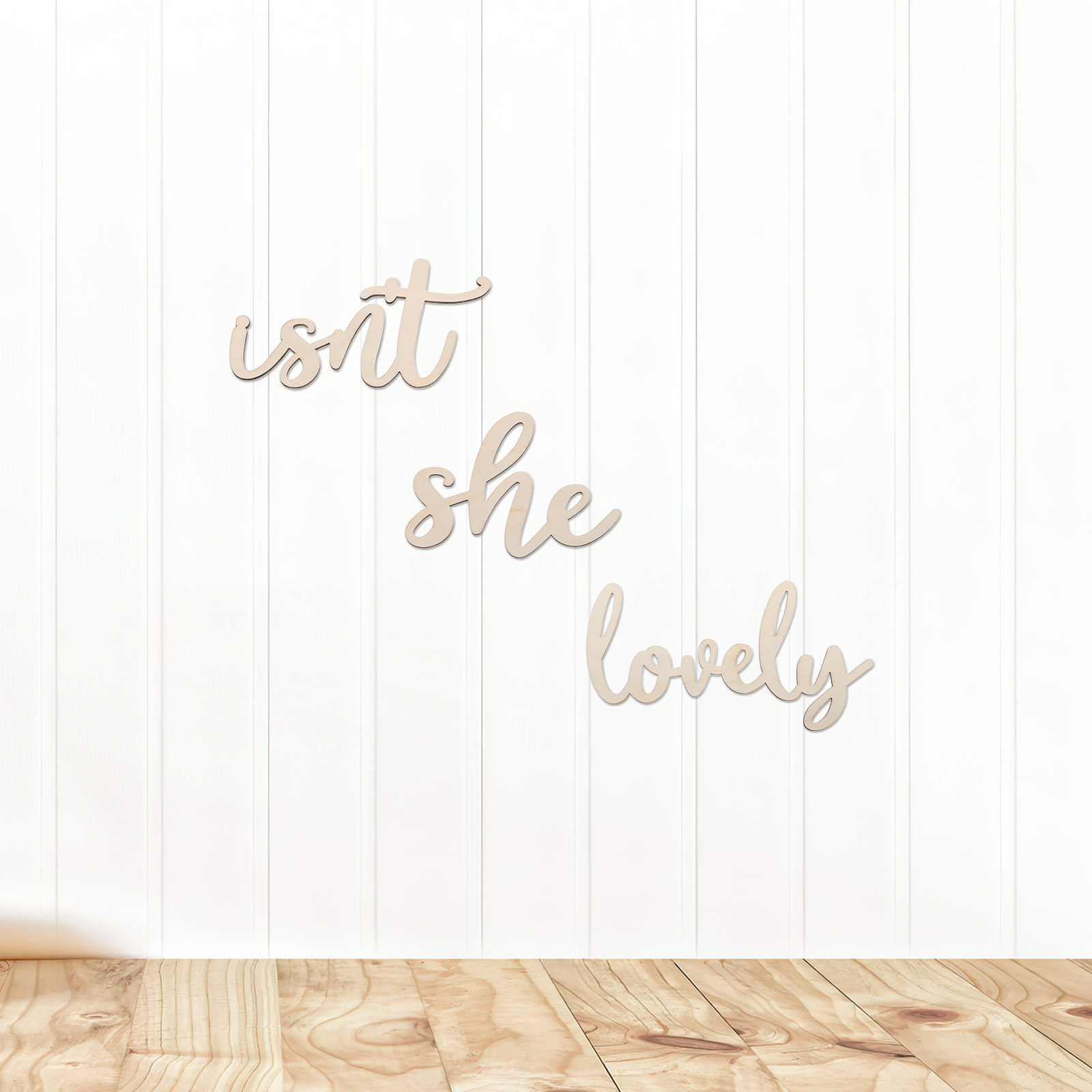 لافتة خشبية، ملصق جداري خشبي،  - مراجعة Baby Nursery Wall Decor وسعره