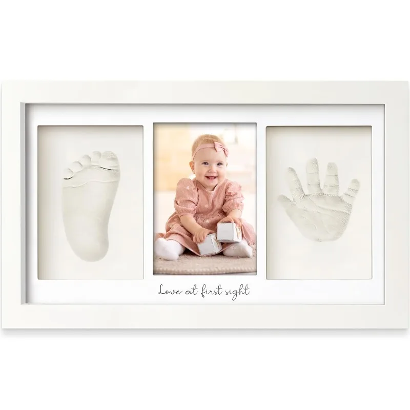 طقم طين بصمة اليد للأطفال إطار - مراجعة Baby Nursery Keepsake وسعره