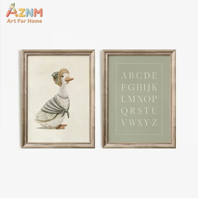 لوحة فنية جدارية قماشية بتصميم - مراجعة Baby Nursery Vintage Decor وسعره