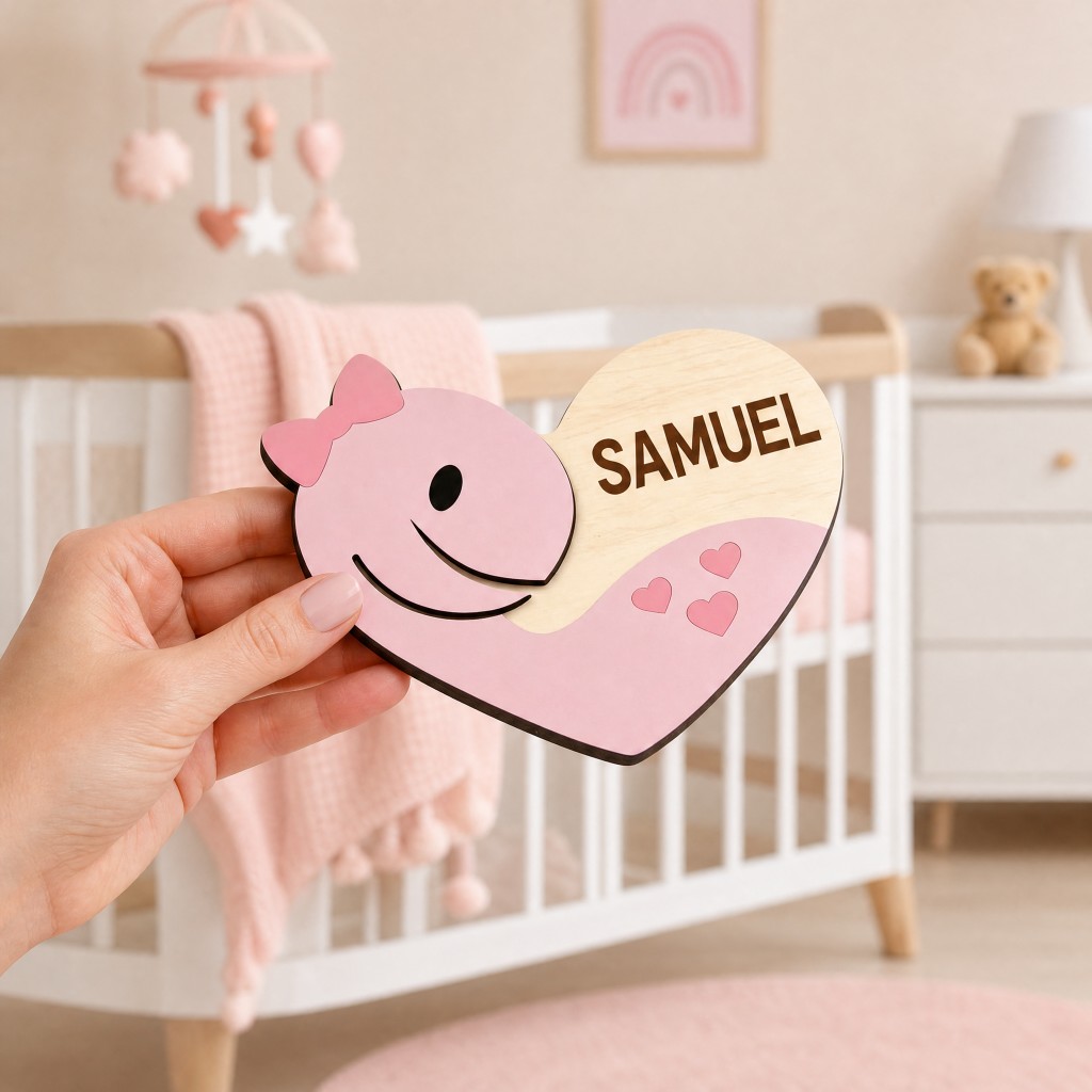 لوحة اسم خشبية مخصصة على شكل ق - مراجعة Baby Nursery Themes Girl وسعره