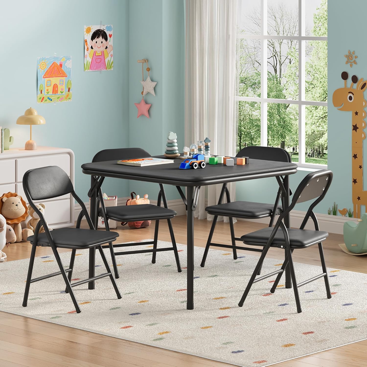 طقم طاولة وكراسي قابلة للطي لل - مراجعة Baby Nursery Chair وسعره