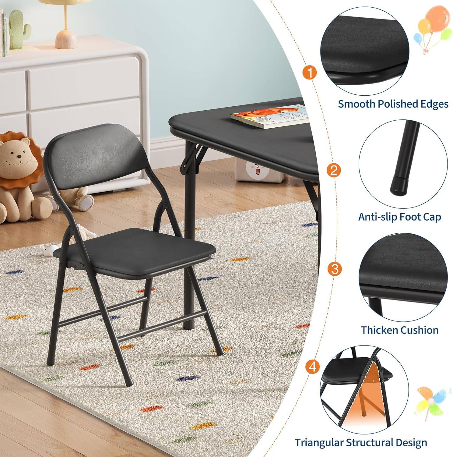 طقم طاولة وكراسي قابلة للطي لل - مراجعة Baby Nursery Chair وسعره