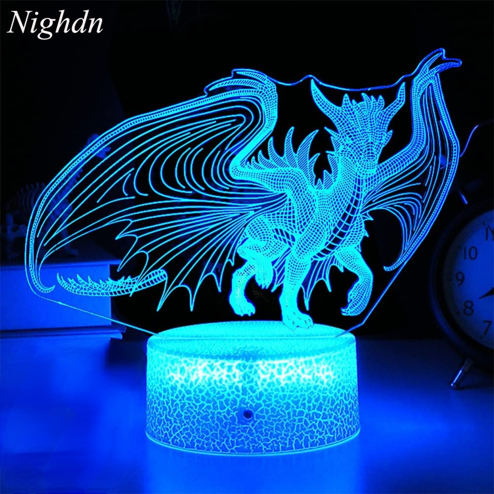 التنين الاكريليك أدى ضوء الليل - مراجعة Baby Nursery Egg Light وسعره