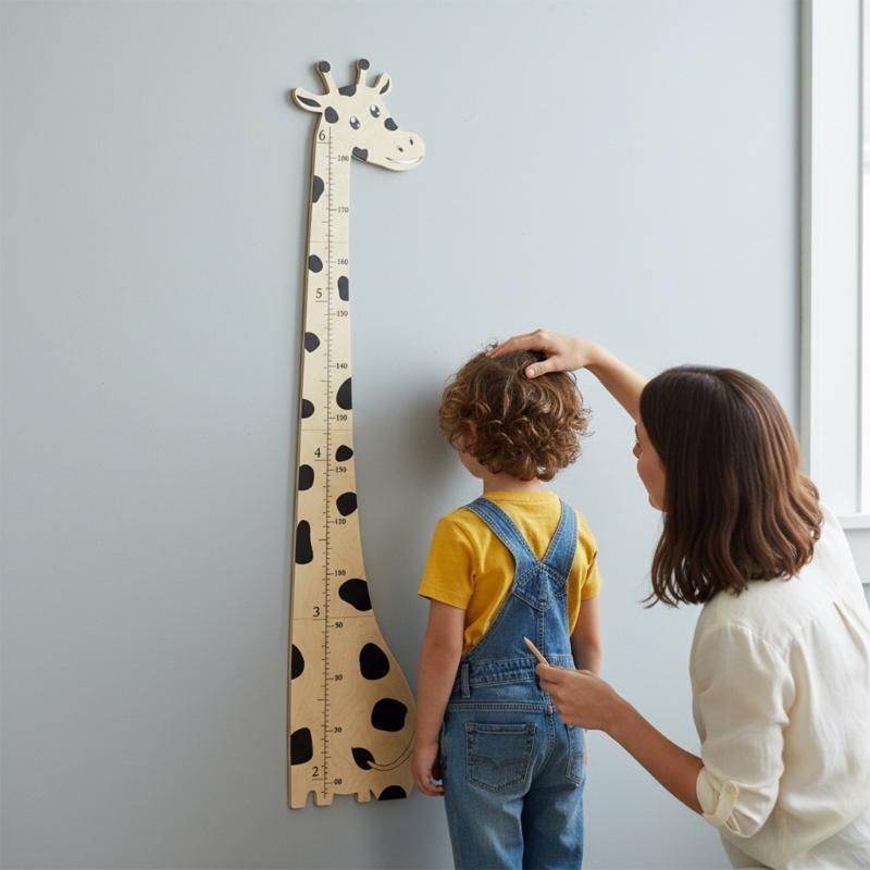 مخطط نمو الزرافة للأطفال مسطرة - مراجعة Growth Chart Ruler وسعره