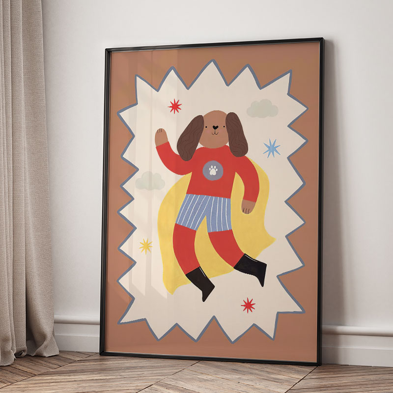 لوحات فنية كرتونية مضحكة ورائع - مراجعة Baby Nursery Wall Decor وسعره