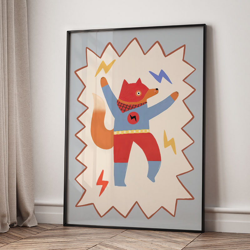 لوحات فنية كرتونية مضحكة ورائع - مراجعة Baby Nursery Wall Decor وسعره